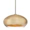Besa Lighting Brio 14 Cord Pendant, Gold Foil, Satin Nickel Finish, 1x75W Incandescent 1TT-4345GF-SN - alternate 1